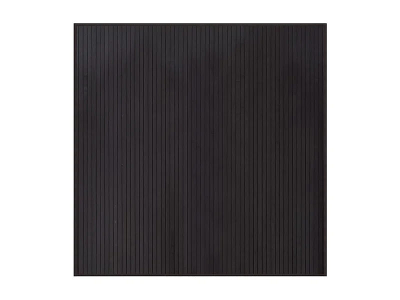 Senad  Vloerkleed vierkant 100x100 cm bamboe donkerbruin