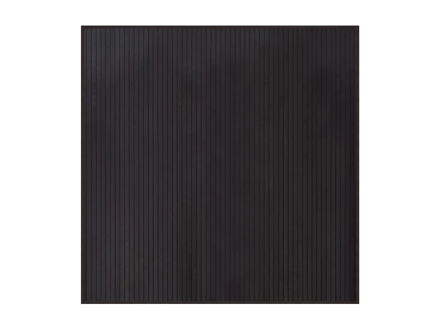 Senad  Tapis carré marron foncé 100x100 cm bambou