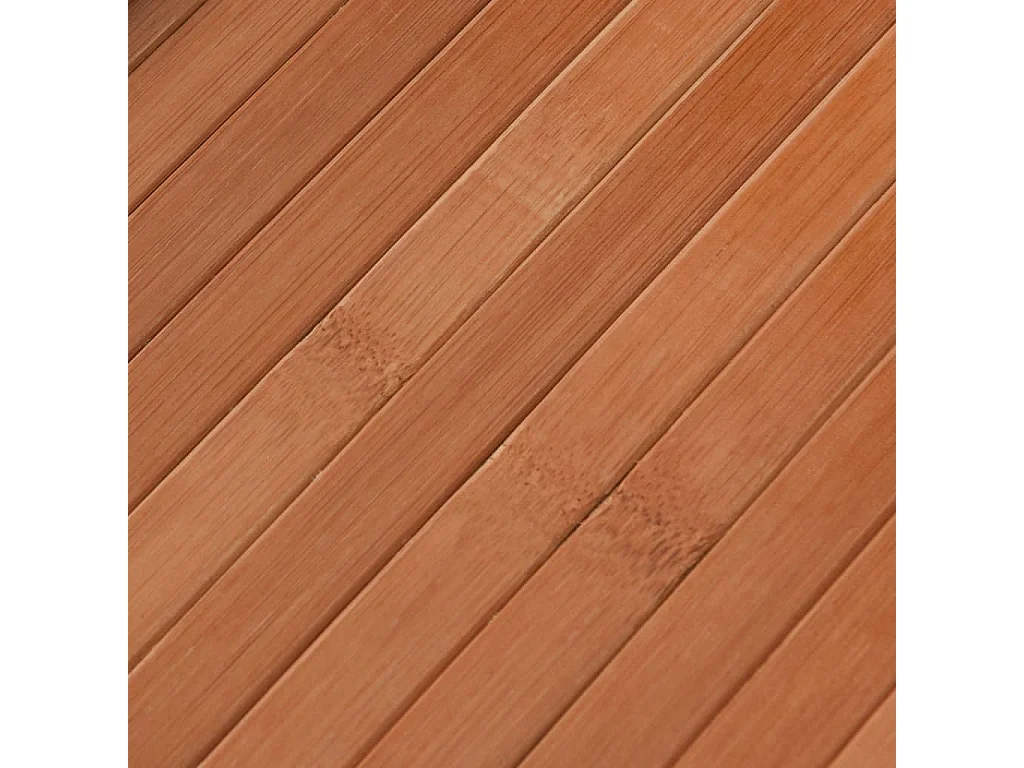 Senad  Tappeto Rettangolare Marrone 70x300 cm in Bambù