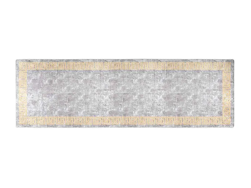 Elsje  Teppich Waschbar 80x300 cm Grau Rutschfest