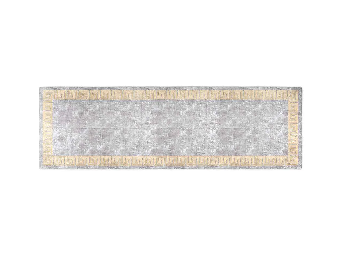 Elsje  Vloerkleed wasbaar anti-slip 80x300 cm grijs