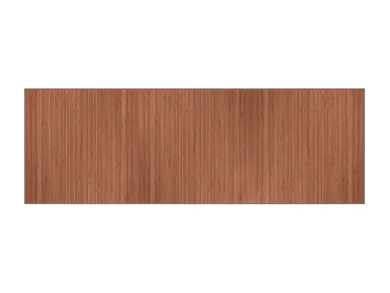Senad  Teppich Rechteckig Braun 100x300 cm Bambus