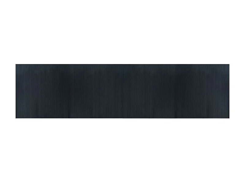 Wakil  Tappeto Rettangolare Grigio 100x400 cm in Bambù