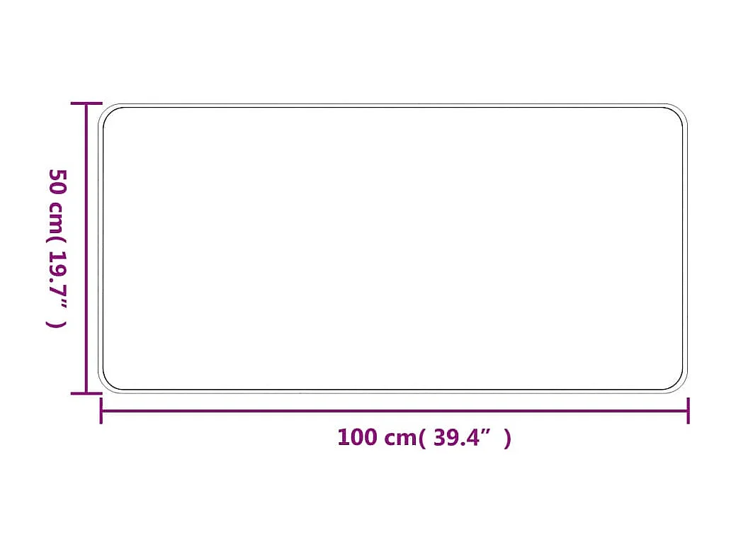 Overijse  Tapijtloper 50x100 cm sisal-look zandkleurig