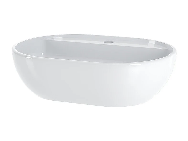 Ensemble meuble simple vasque 80cm et colonne Izae Blanc