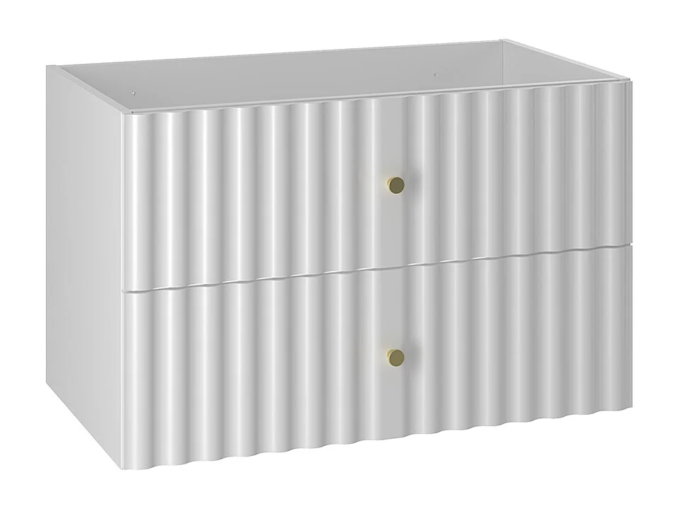 Izae 80cm white vanity unit