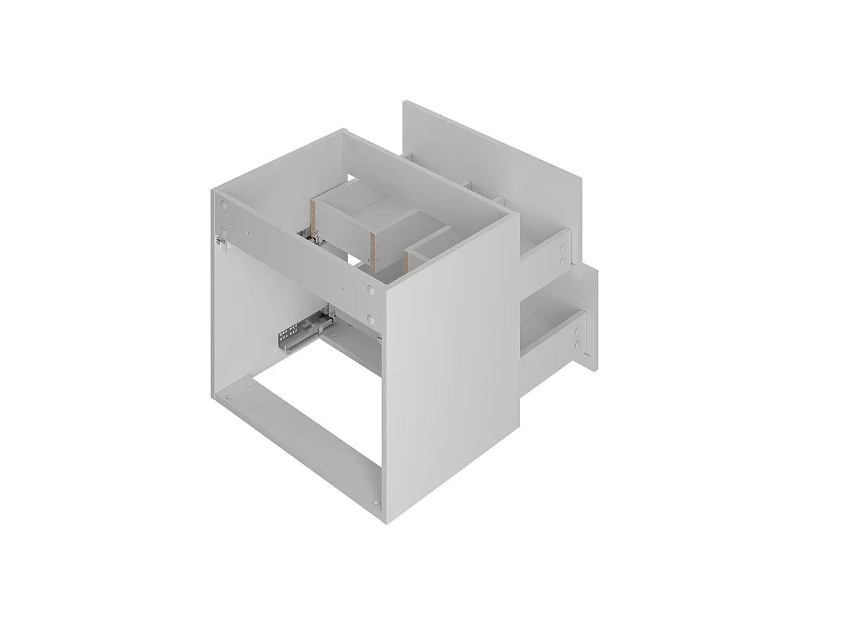 Underskab 120cm bordplade Izae Hvid