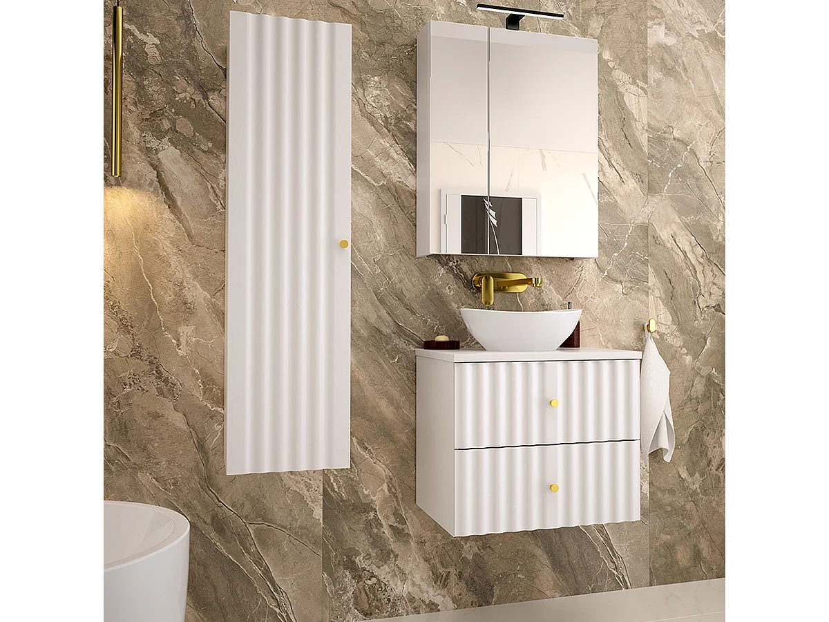 Meuble sous-vasque 60cm Izae Blanc