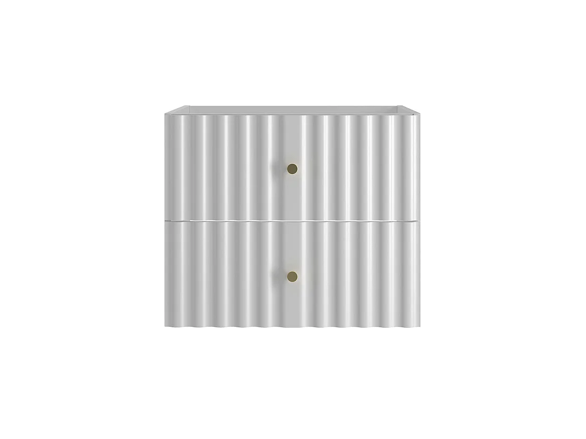 Waschbeckenunterschrank 60cm Izae Weiß