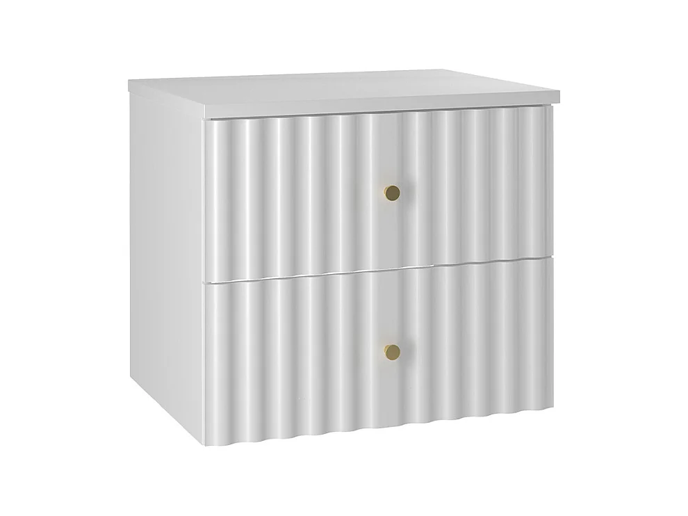 Meuble sous-vasque 60cm plan de toilette Izae Blanc