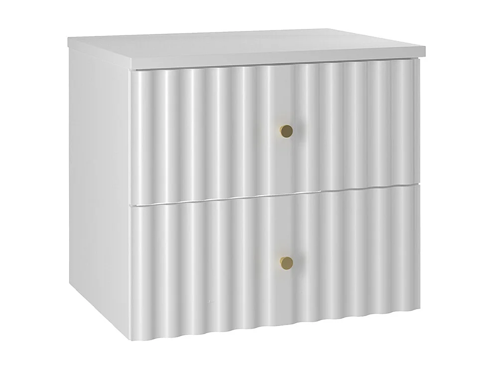 Meuble sous-vasque 60cm plan de toilette Izae Blanc