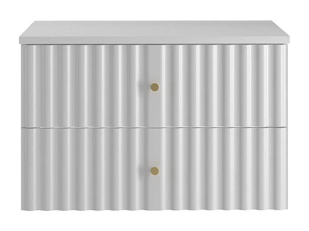 Onderbouw wastafel 80cm badmeubel Izae Wit