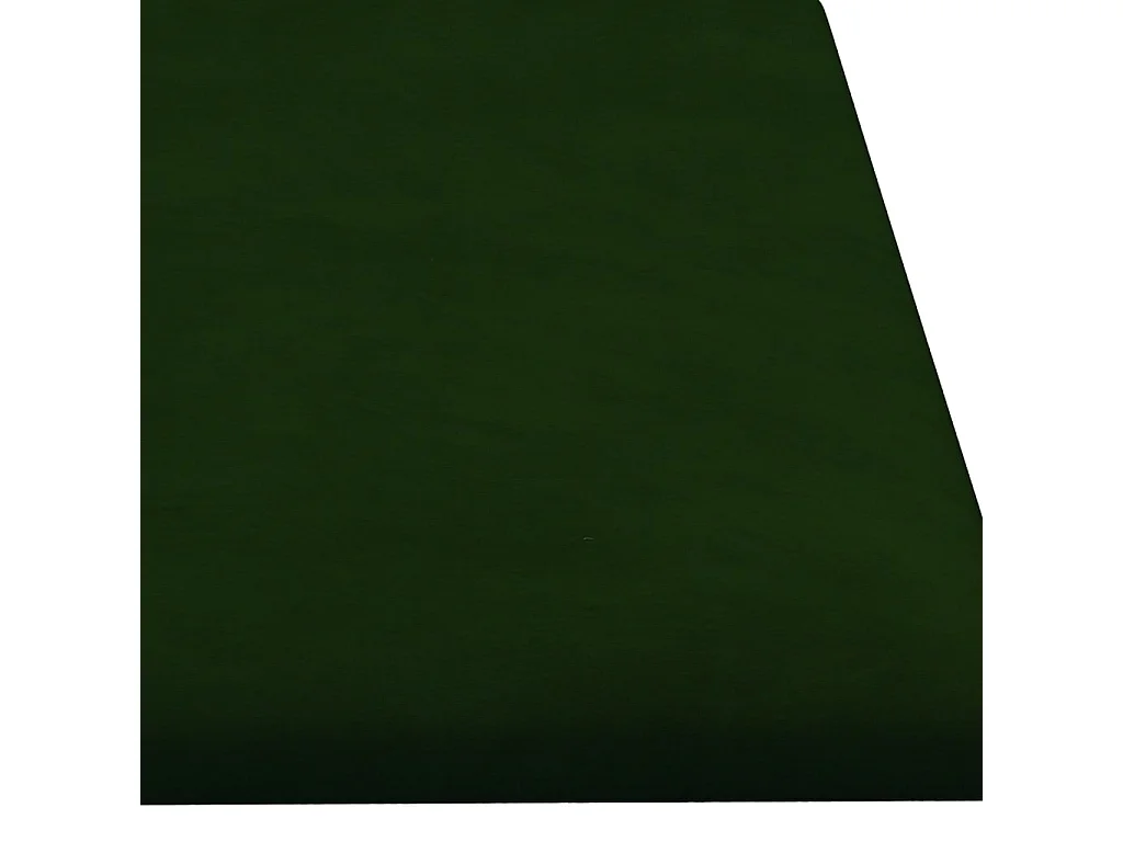 Senne  Paneles de pared 12 uds terciopelo verde oscuro 60x15 cm 1,08m²