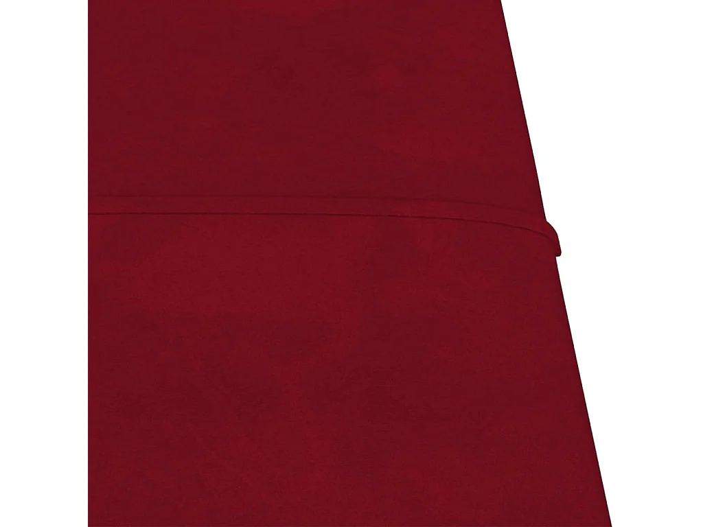 Boet  Panneaux muraux 12 pcs Rouge bordeaux 30x30 cm Velours 1,08 m²
