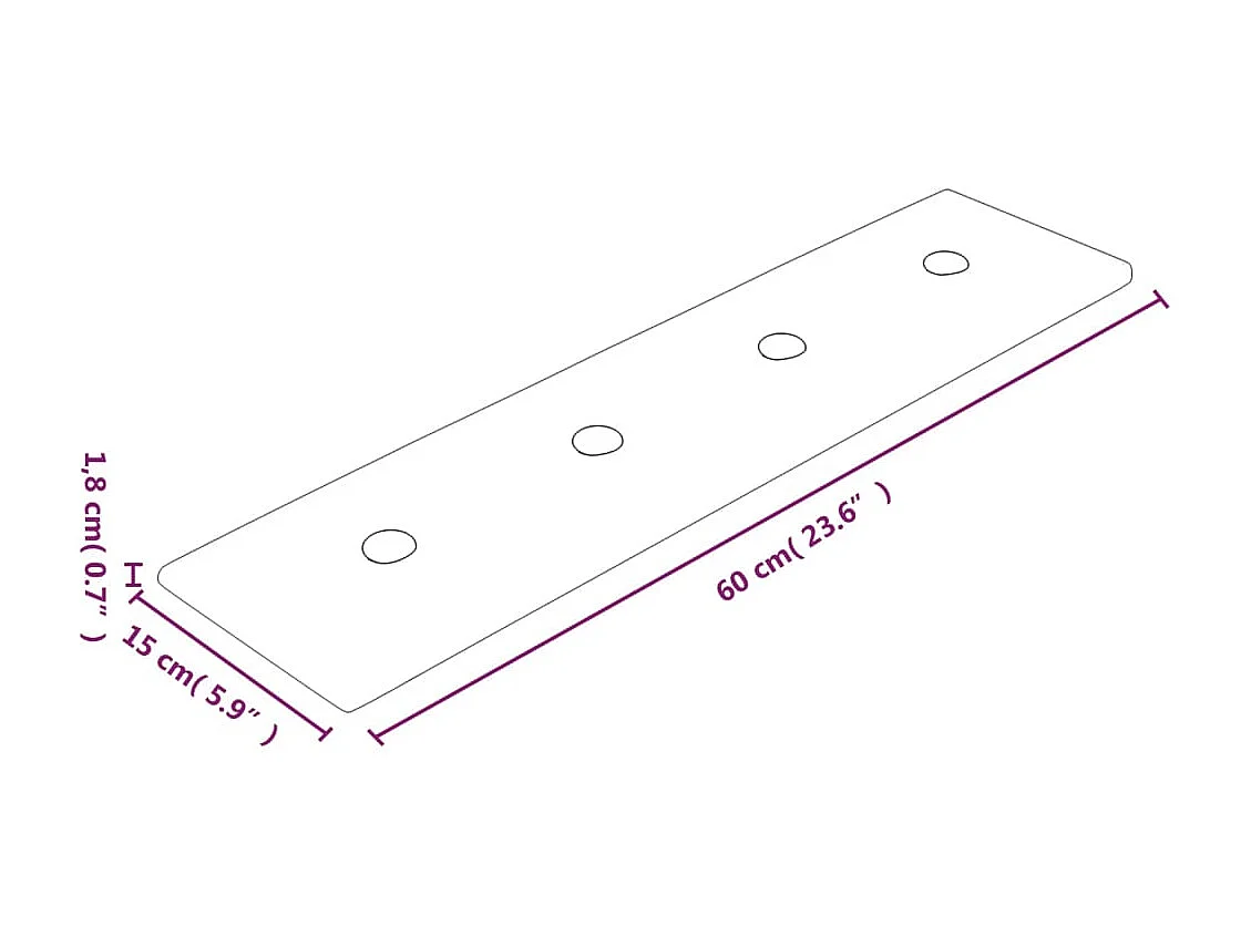 Boca Raton  Panneaux muraux 12 pcs Marron 60x15 cm Similicuir 1,08 m²