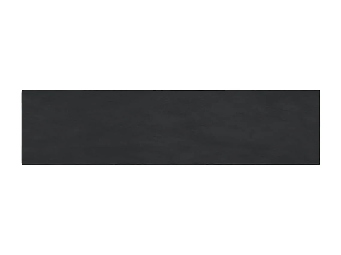 Senne  Panneaux muraux 12 pcs Noir 60x15 cm Velours 1,08 m²