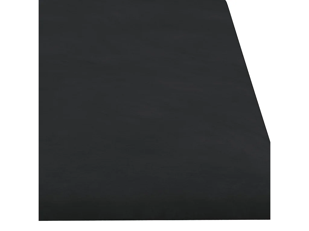 Senne  Panneaux muraux 12 pcs Noir 60x15 cm Velours 1,08 m²