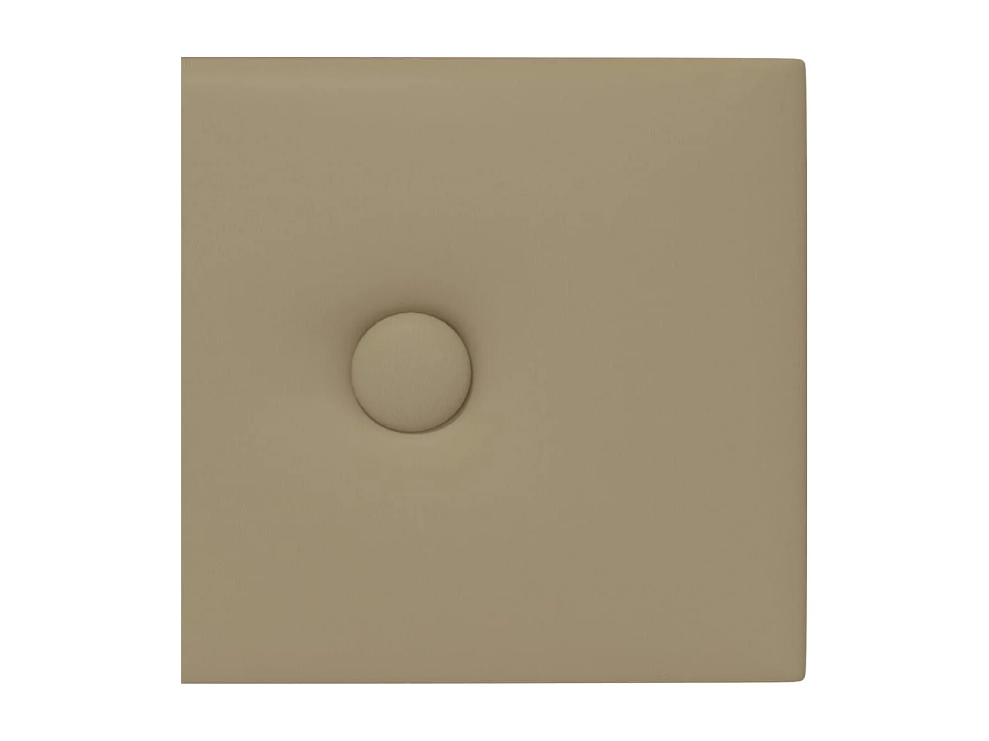 Boca Raton  Panneaux muraux 12 pcs Cappuccino 60x15 cm Similicuir 1,08 m²