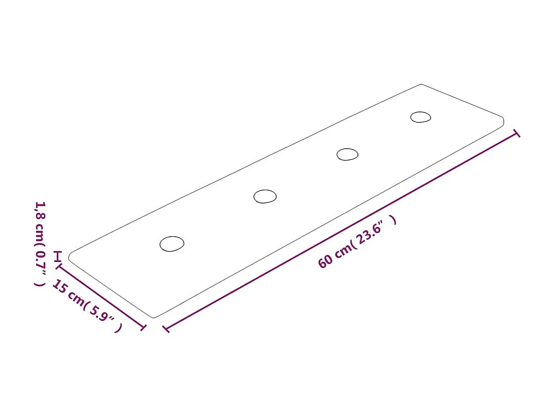 Boca Raton  Wandpaneele 12 Stk. Cappuccino-Braun 60x15cm Kunstleder 1,08 m²