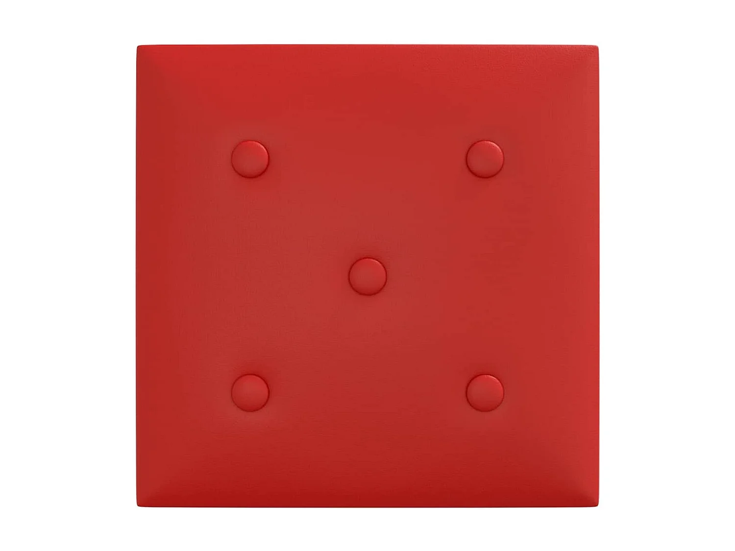 Boca Raton  Panneaux muraux 12pcs Rouge bordeaux 30x30cm Similicuir 1,08 m²