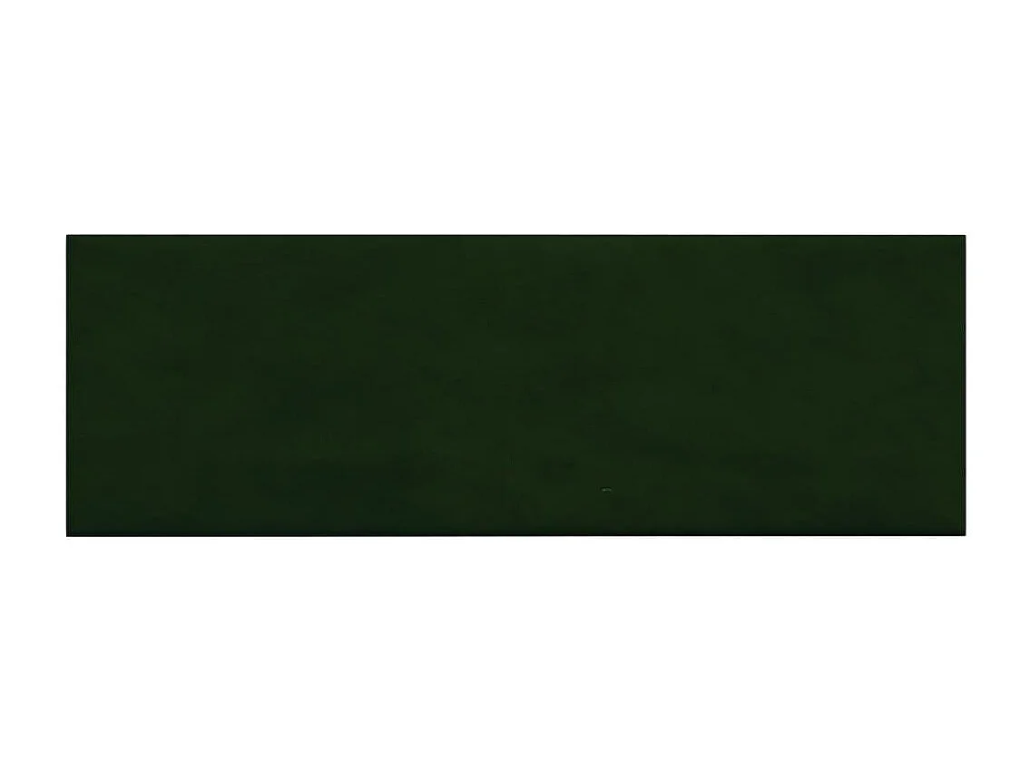 Senne  Panneaux muraux 12 pcs Vert foncé 90x30 cm Velours 3,24 m²