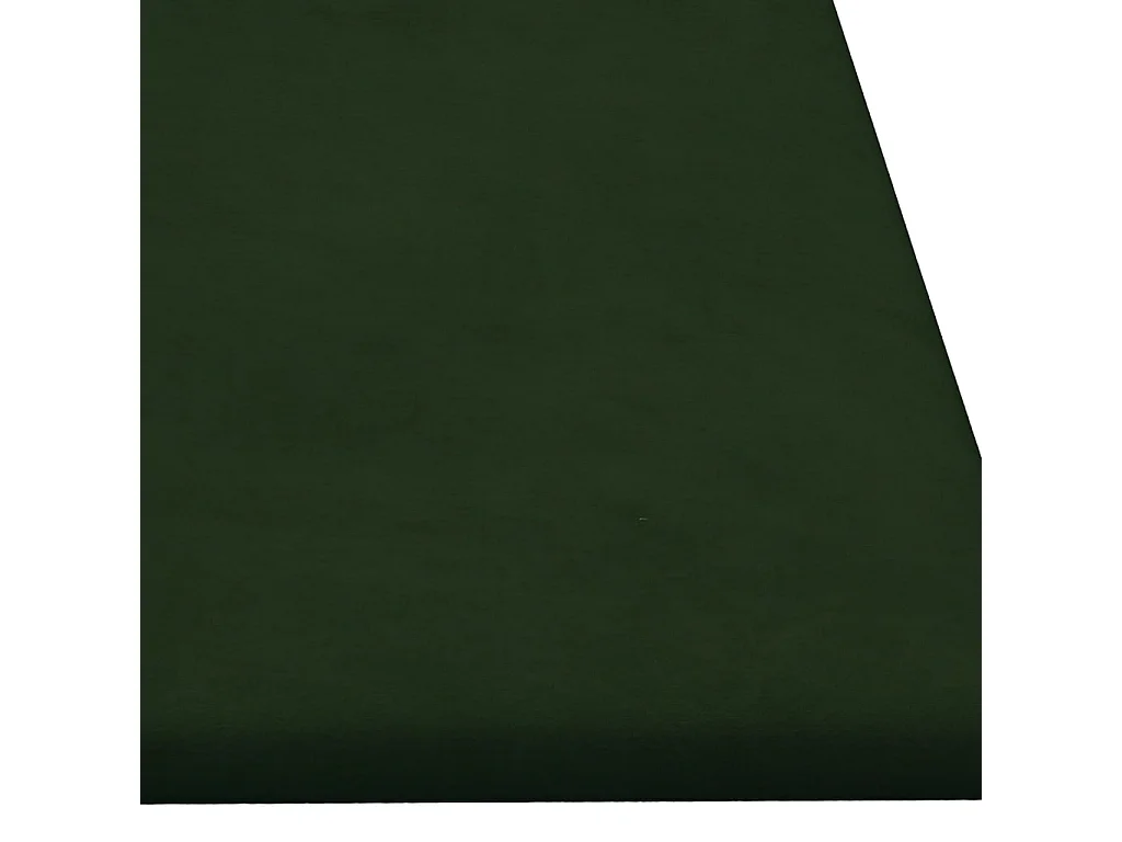 Senne  Panneaux muraux 12 pcs Vert foncé 90x30 cm Velours 3,24 m²