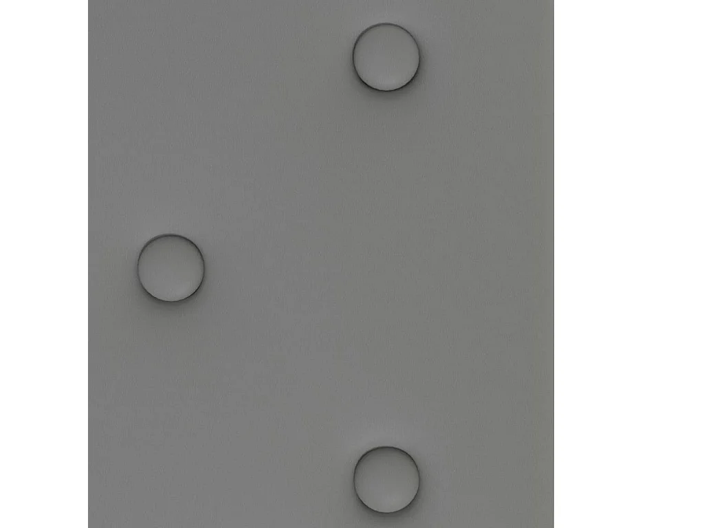 Boca Raton  Wandpaneele 12 Stk. Grau 60x30 cm Kunstleder 2,16 m²