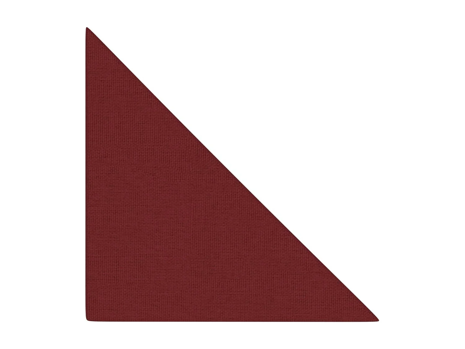 Geertje  Panneaux muraux 12 pcs Rouge bordeaux 30x30 cm Tissu 0,54 m²