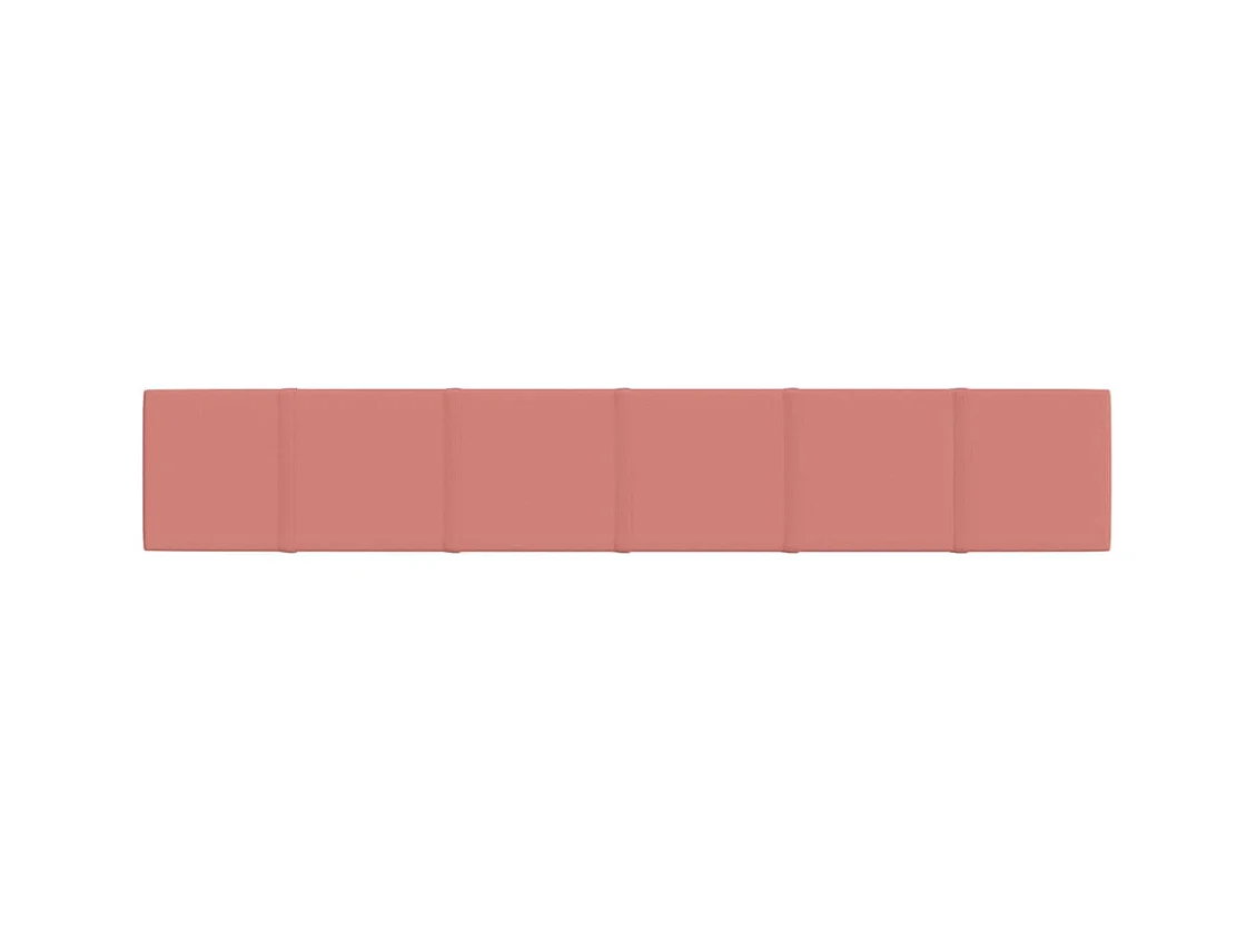 Boet  Wandpaneele 12 Stk. Rosa 90x15 cm Samt 1,62 m²