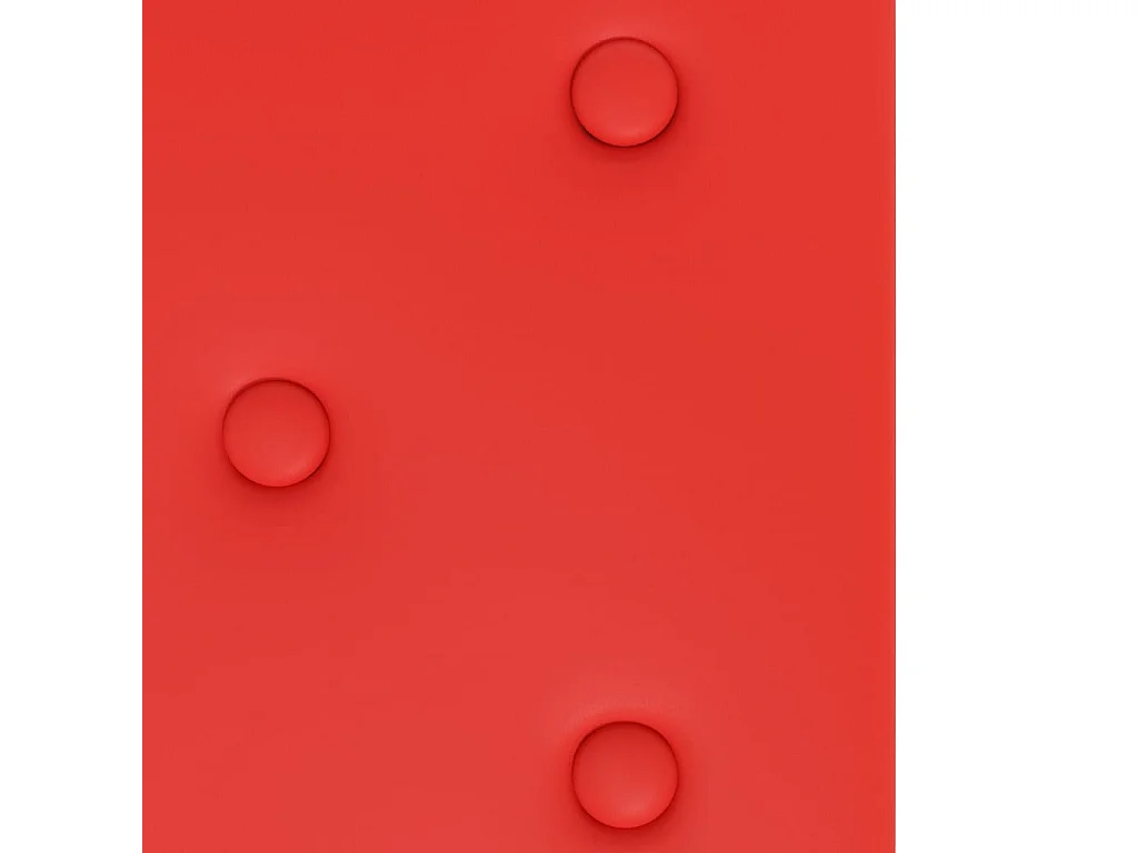 Boca Raton  Wandpaneele 12 Stk. Rot 90x30 cm Kunstleder 3,24 m²