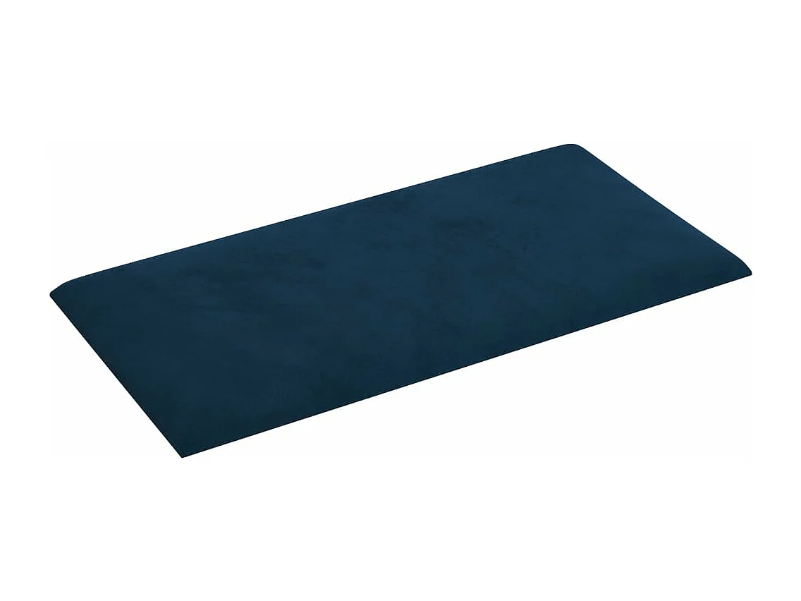 Senne  Paneles de pared 12 uds cuero sintético azul 30x15 cm 0,54 m²