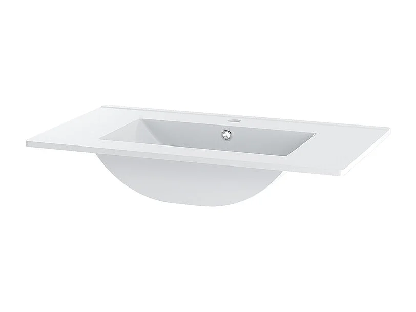 Mobile bagno con lavabo Izae bianco 80cm