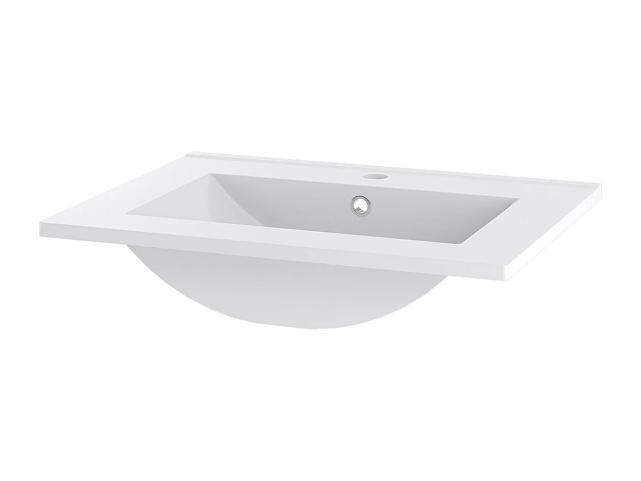 Izae Hvid 60 cm enkelt håndvask