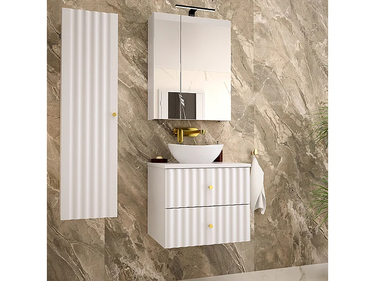 Izae wastafelmeubel wit 60cm