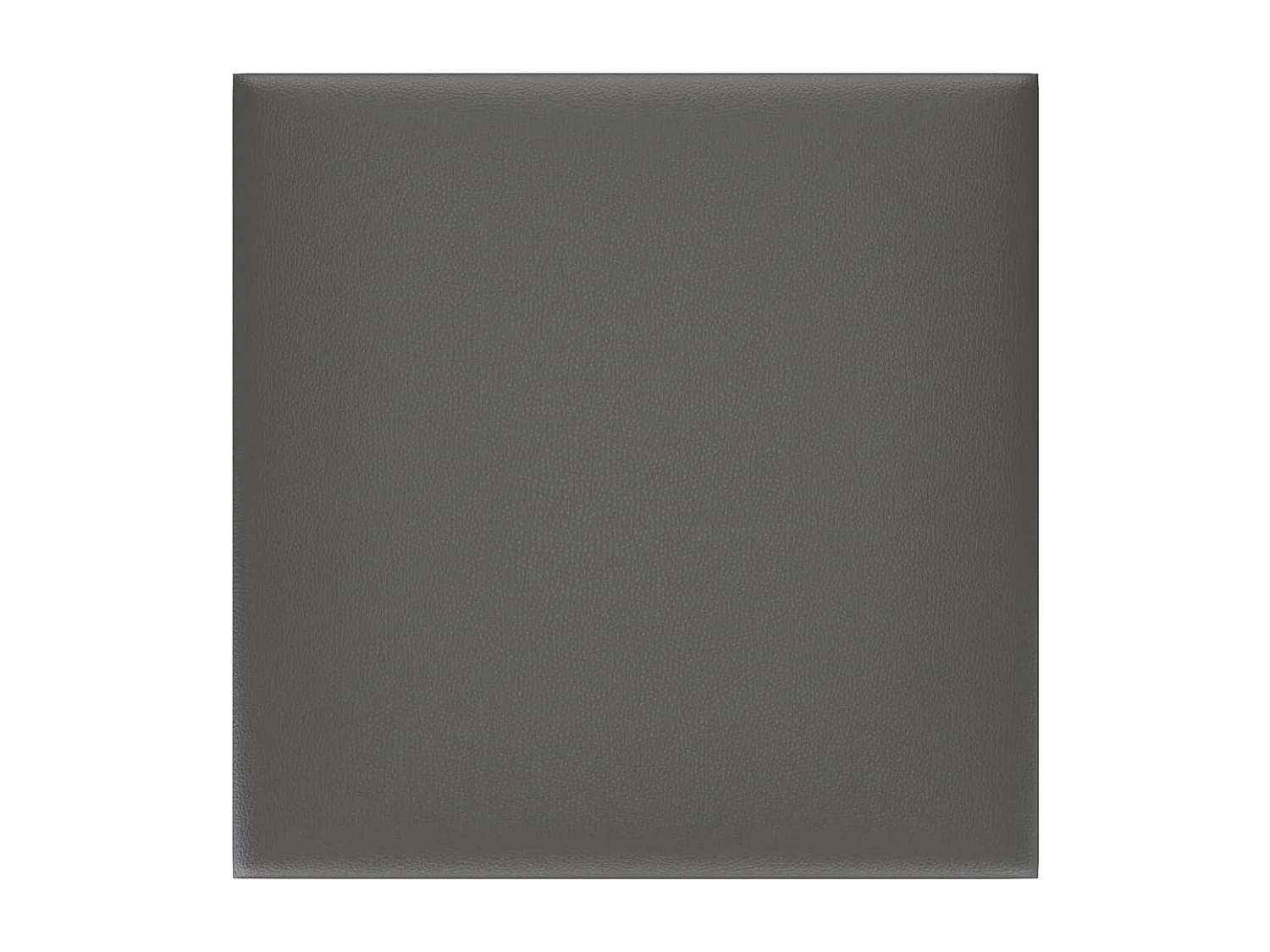 Belkis  Panneaux muraux 12 pcs Gris 30x30 cm Similicuir 1,08 m²