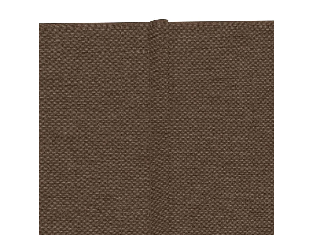 Xomar  Panneaux muraux 12 pcs Marron 90x30 cm Tissu 3,24 m²