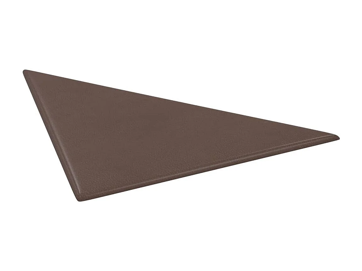 Belkis  Wandpaneele 12 Stk. Braun 30x30 cm Kunstleder 0,54 m²