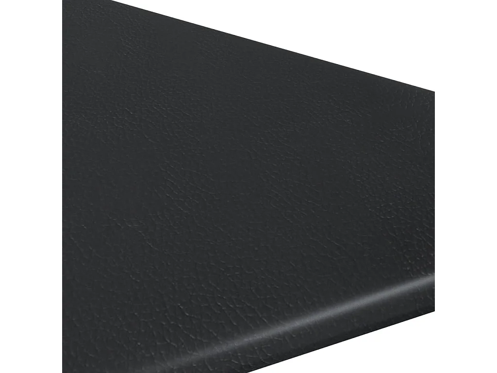 Belkis  Panneaux muraux 12 pcs Noir 30x30 cm Similicuir 0,54 m²