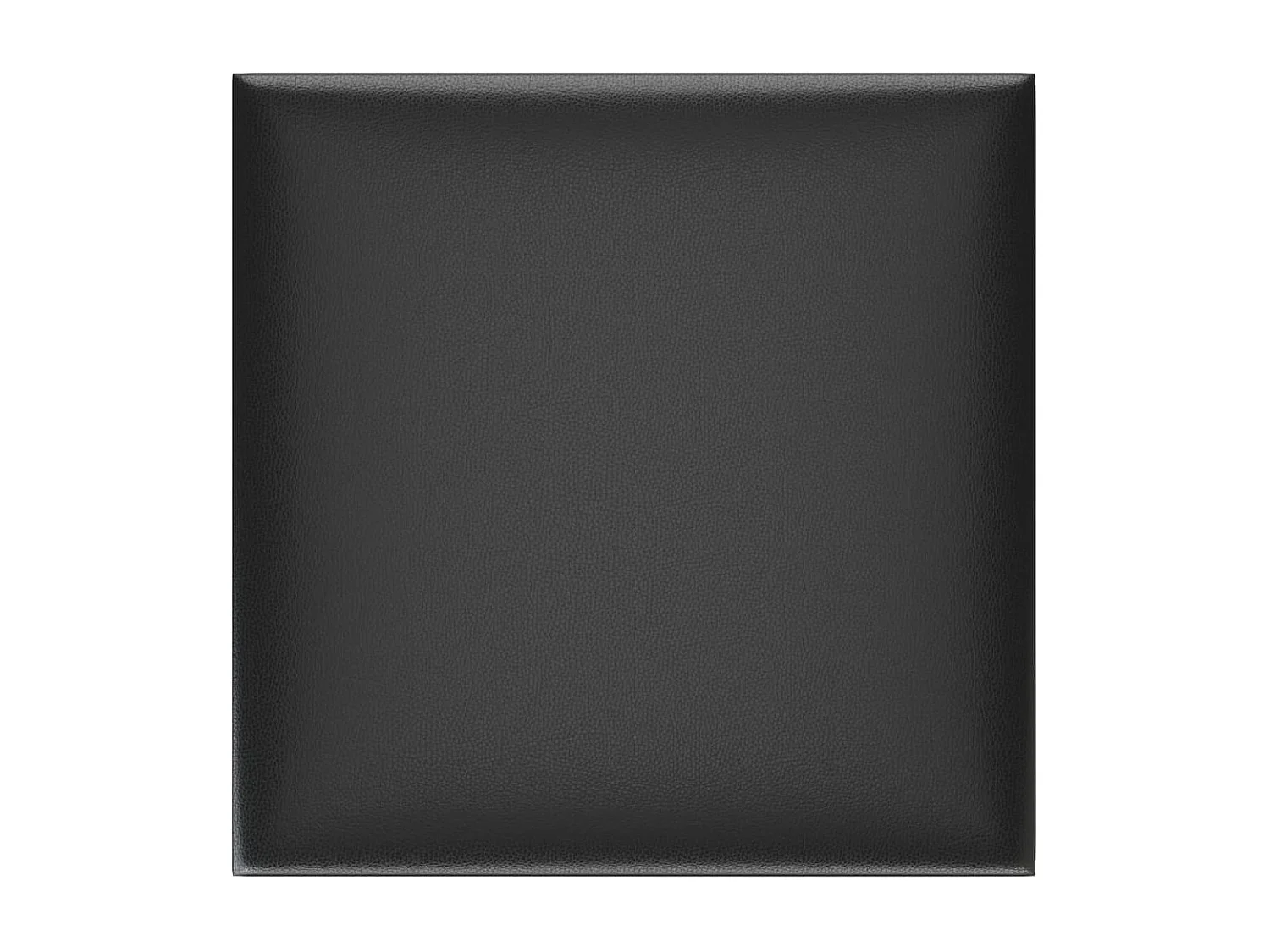 Belkis  Panneaux muraux 12 pcs Noir 30x30 cm Similicuir 1,08 m²