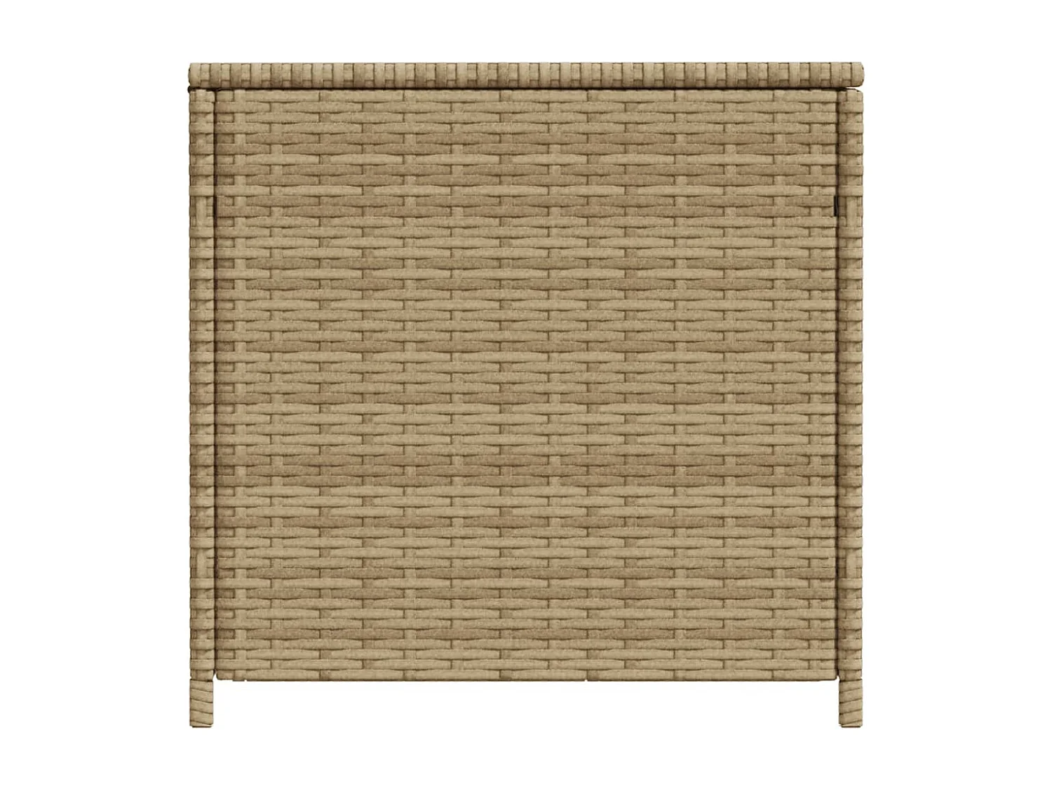 Dorian  Boîte de rangement de jardin mélange beige 469L résine tressée