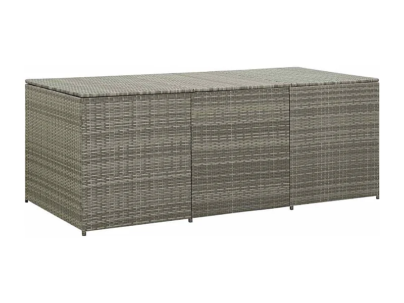 Dorian  Tuinbox 180x90x70 cm poly rattan grijs