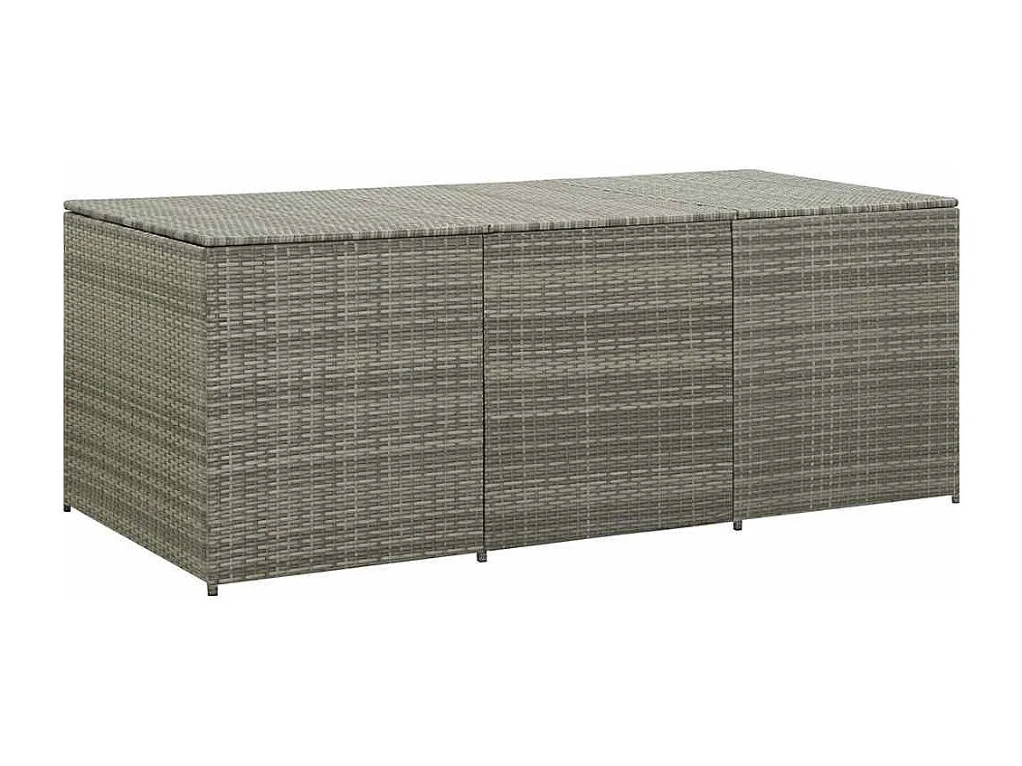 Dorian  Tuinbox 180x90x70 cm poly rattan grijs