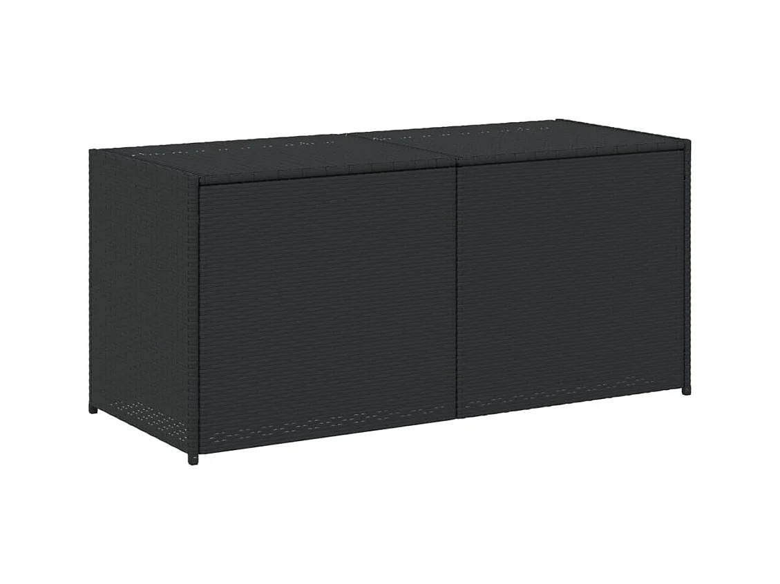 Dorian  Tuinbox 283 L poly rattan zwart