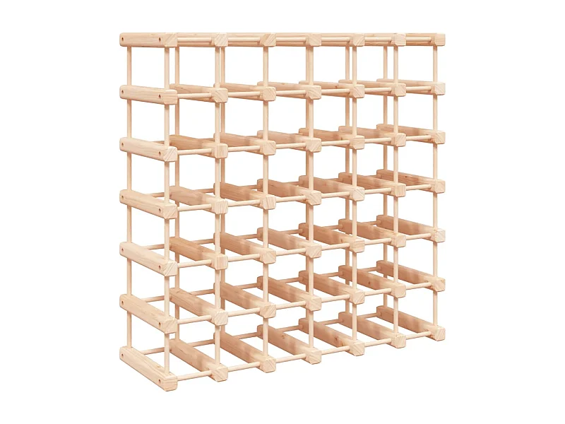 Geesje  Wijnrek voor 42 flessen 68,5x23x68,5 cm massief grenenhout