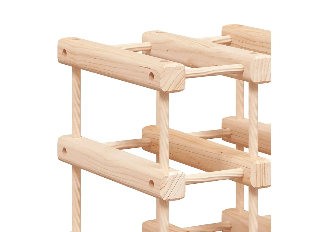 Geesje  Casier à vin pour 42 bouteilles 68,5x23x68,5 cm pin massif