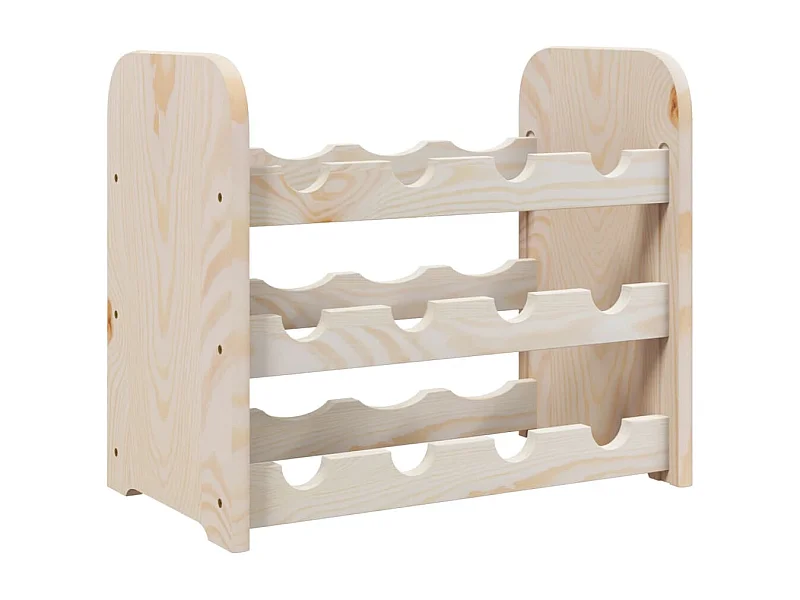 Eldon  Wijnrek 43x25x37 cm massief grenenhout