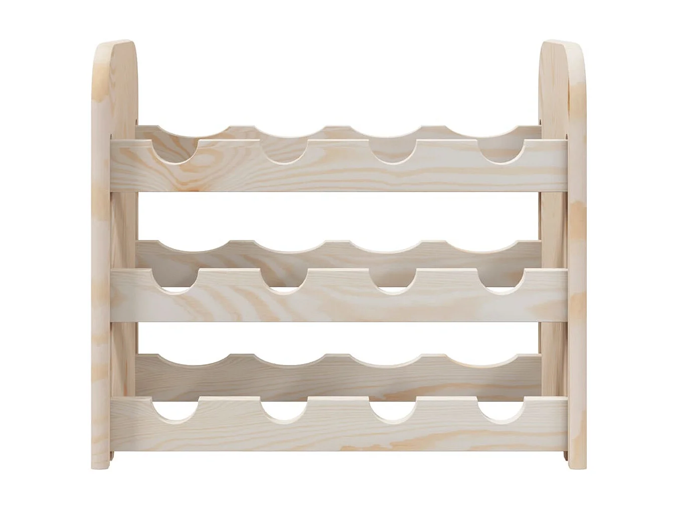 Eldon  Wijnrek 43x25x37 cm massief grenenhout