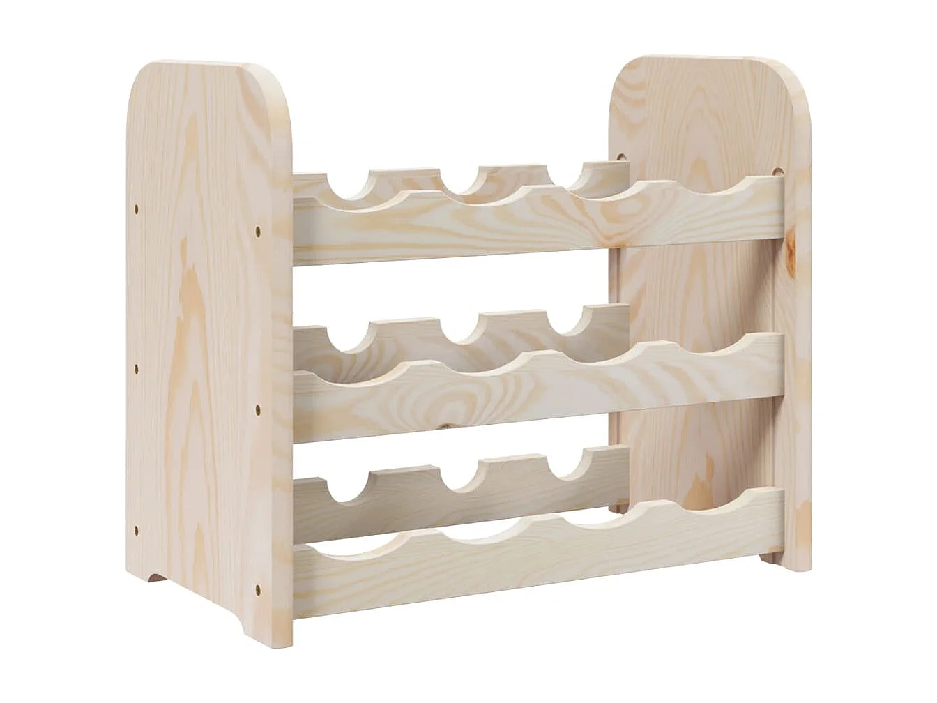 Eldon  Wijnrek 43x25x37 cm massief grenenhout