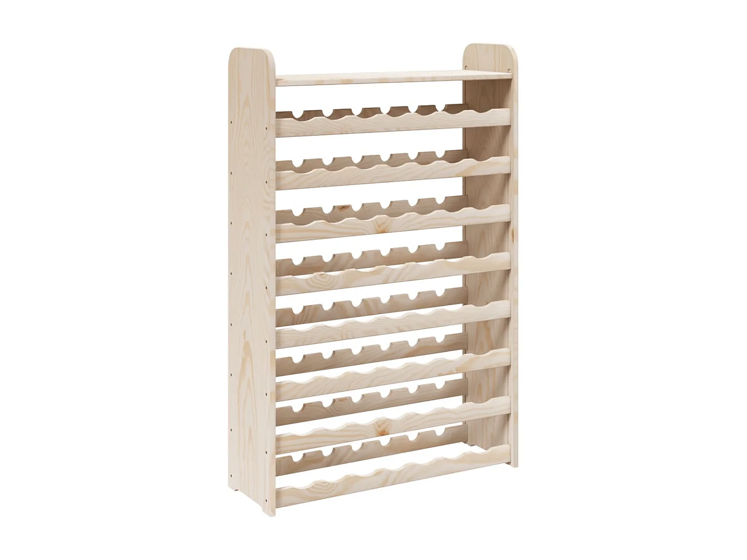 Eldon  Botellero con tablero superior madera de pino 72,5x25x111,5 cm