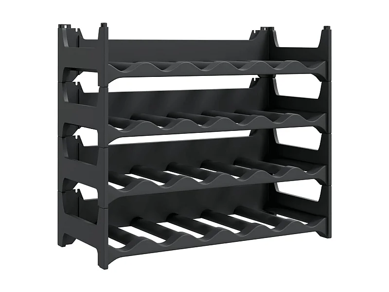 Lunira  Wijnrek voor 24 flessen stapelbaar PP